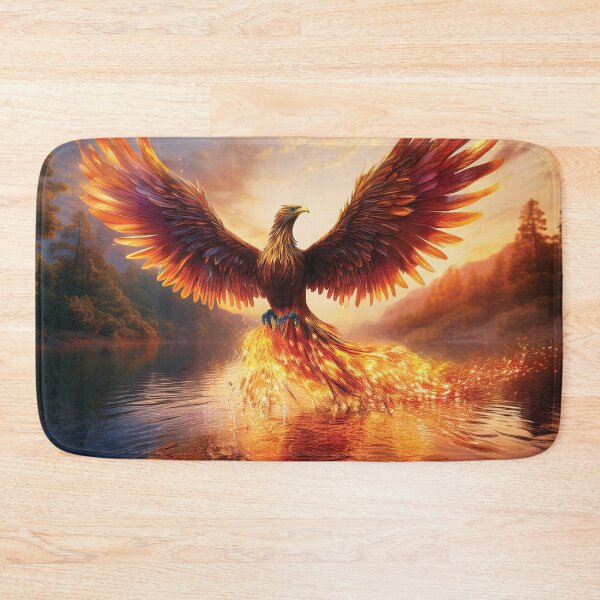 Item preview, Majestic Phoenix Rising from Fiery Waters designed and sold by MDKey DESIGN.
