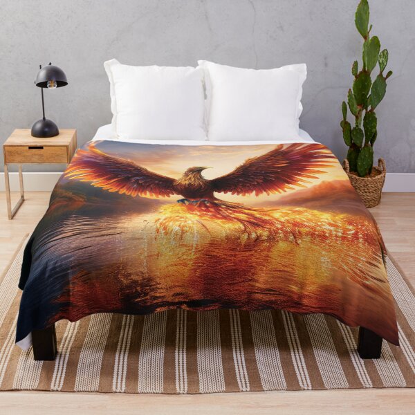 Item preview, Majestic Phoenix Rising from Fiery Waters designed and sold by MDKey DESIGN.