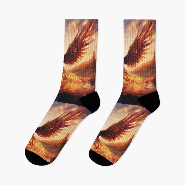 Item preview, Majestic Phoenix Rising from Fiery Waters designed and sold by MDKey DESIGN.