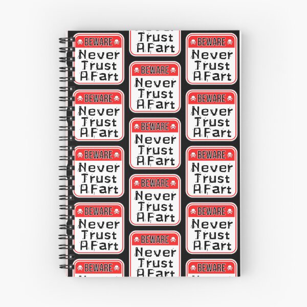 Item preview, BEWARE:  Never Trust A Fart - funny warning signs designed and sold by DesignsFromTW-S.