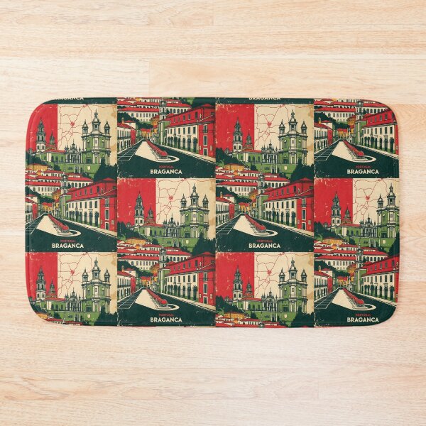 Item preview, Braganca Portugal 1950s Vintage Travel Tourism designed and sold by TravelersGems.