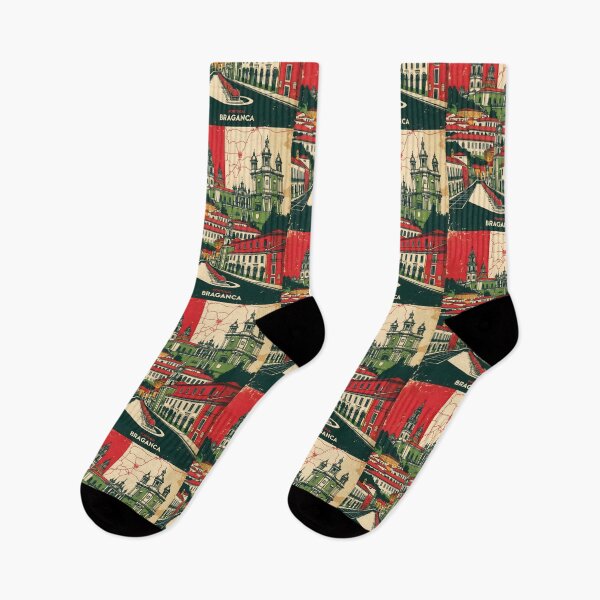 Item preview, Braganca Portugal 1950s Vintage Travel Tourism designed and sold by TravelersGems.