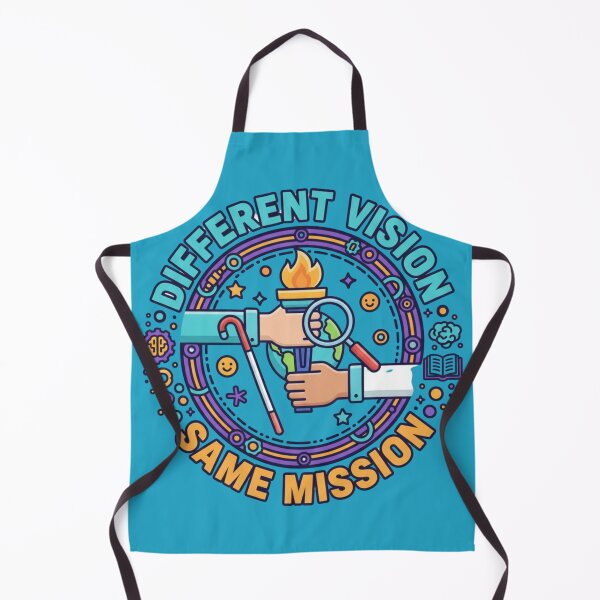 Item preview, Different Vision Same Mission | Blind Awareness Disability Inclusion Design designed and sold by TrackinDaTrends.