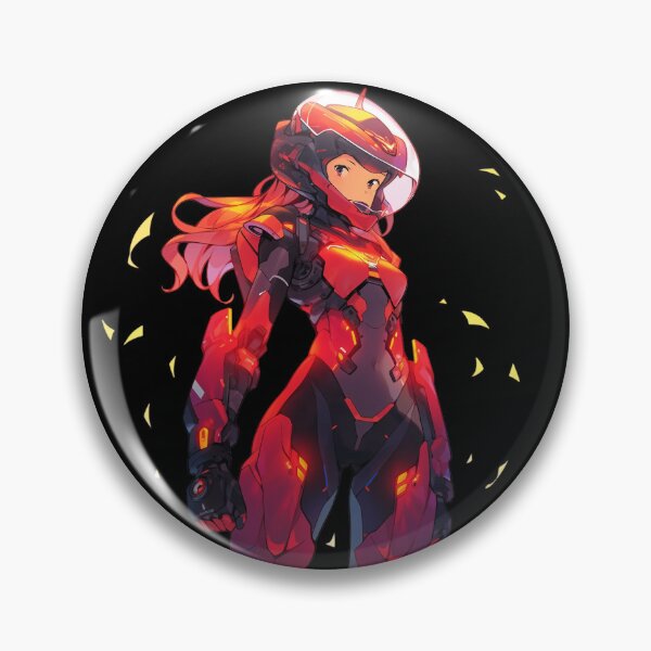 Item preview, Anime Pilot – Futuristic Cyberpunk Girl in Glowing High-Tech Armor designed and sold by Meiersbeste.