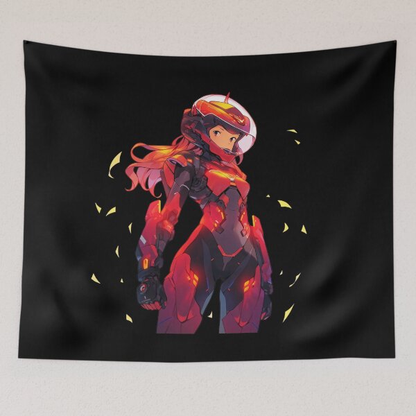 Item preview, Anime Pilot – Futuristic Cyberpunk Girl in Glowing High-Tech Armor designed and sold by Meiersbeste.