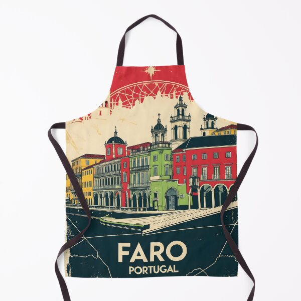 Item preview, Faro Portugal 1950s Vintage Travel Tourism designed and sold by TravelersGems.