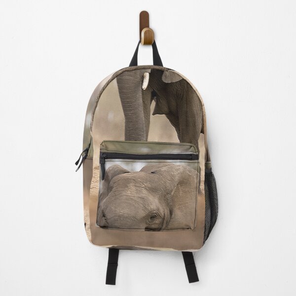 Item preview, Little Steps in the Dust — Elephant & Calf on the Move, Africa designed and sold by DavideAntoniani.