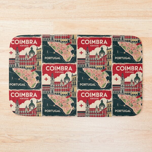 Item preview, Coimbra Portugal 1950s Vintage Travel Tourism designed and sold by TravelersGems.