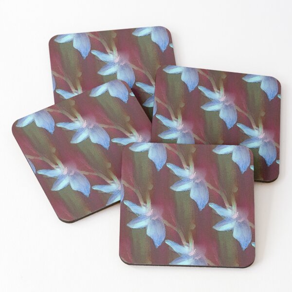 Item preview, Sun Orchid Painterly Pattern in Blue designed and sold by Artistestella.