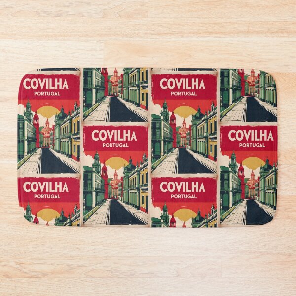 Item preview, Covilha Portugal 1950s Vintage Travel Tourism designed and sold by TravelersGems.