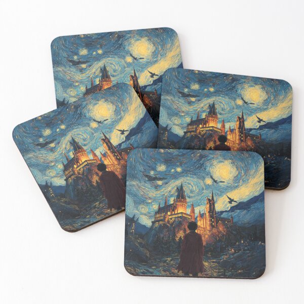 Item preview, MOONLIT WIZARD SCHOOL — SWIRLING NIGHT CASTLE designed and sold by my-plague.