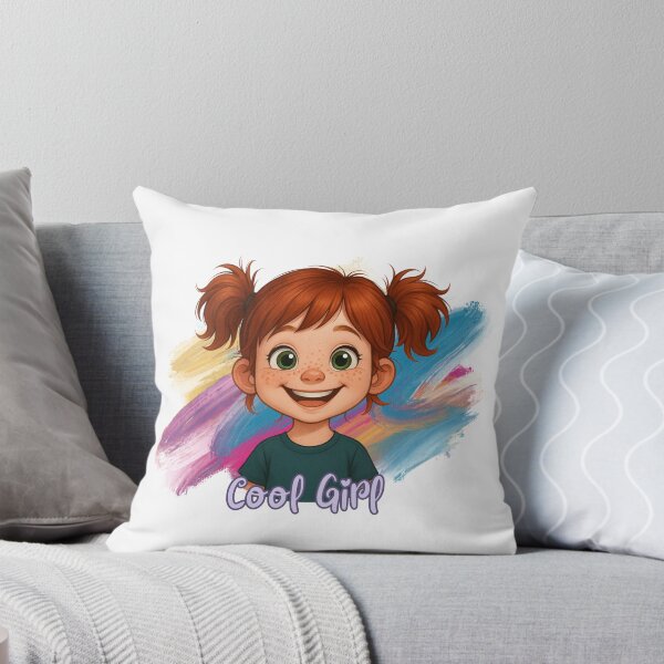 Item preview, Cool Girl – Happy Kids Cartoon Design designed and sold by Ruhrpott-Design.