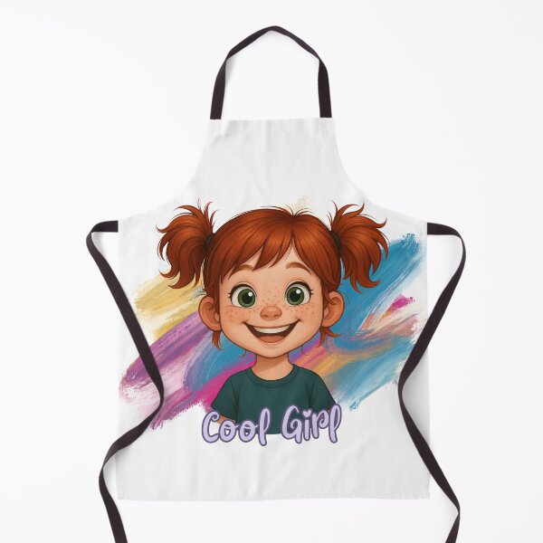 Item preview, Cool Girl – Happy Kids Cartoon Design designed and sold by Ruhrpott-Design.