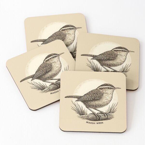 Item preview, Marsh Wren 9 designed and sold by theAVIARY7.