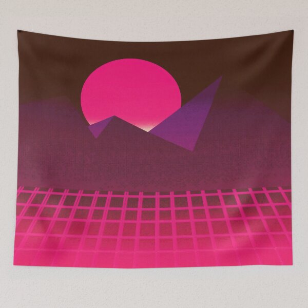 Item preview, Neon Horizon Art By Hiroshi Nagai designed and sold by Postarpindesign.