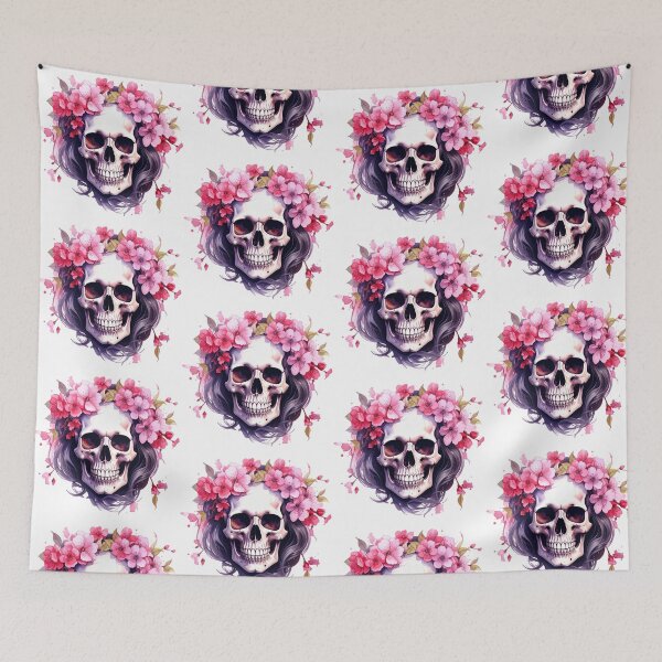 Item preview, SKULL WITH LAUREL WREATH designed and sold by cubiask.