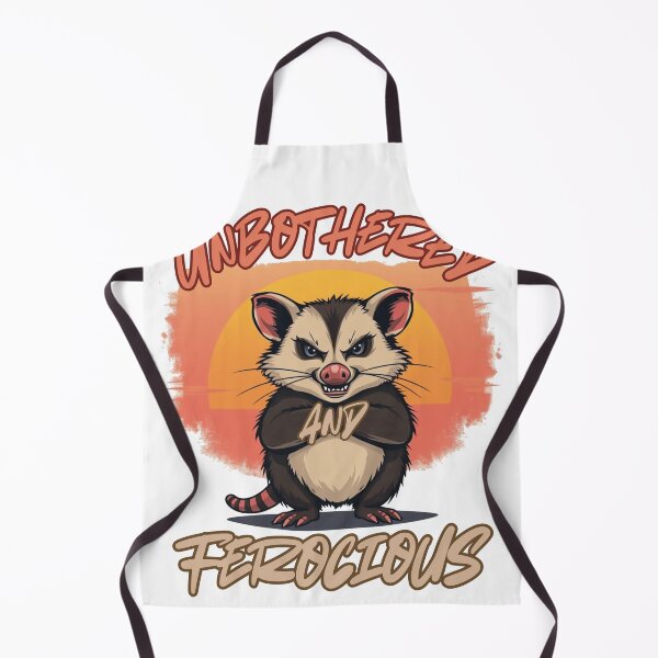 Item preview, Funny Possum Sticker – Ferocious Trash Panda Humor Design designed and sold by Mindful56.