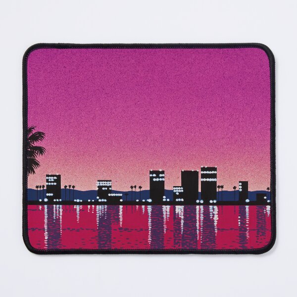 Item preview, Ocean Neon Skyline By Hiroshi Nagai designed and sold by Postarpindesign.