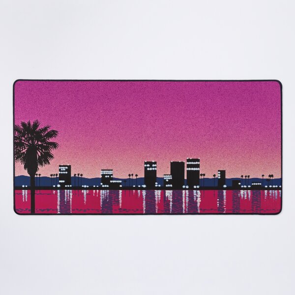 Item preview, Ocean Neon Skyline By Hiroshi Nagai designed and sold by Postarpindesign.