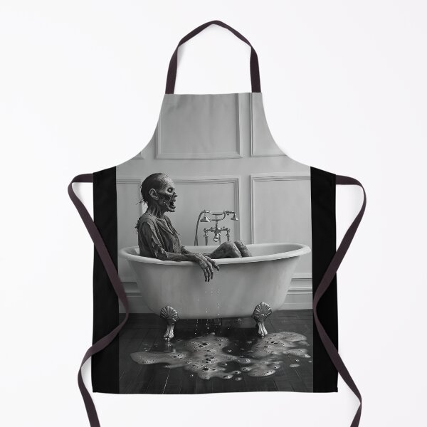 Item preview, Zombie in Bathtub - Grayscale designed and sold by NightTimeJ.
