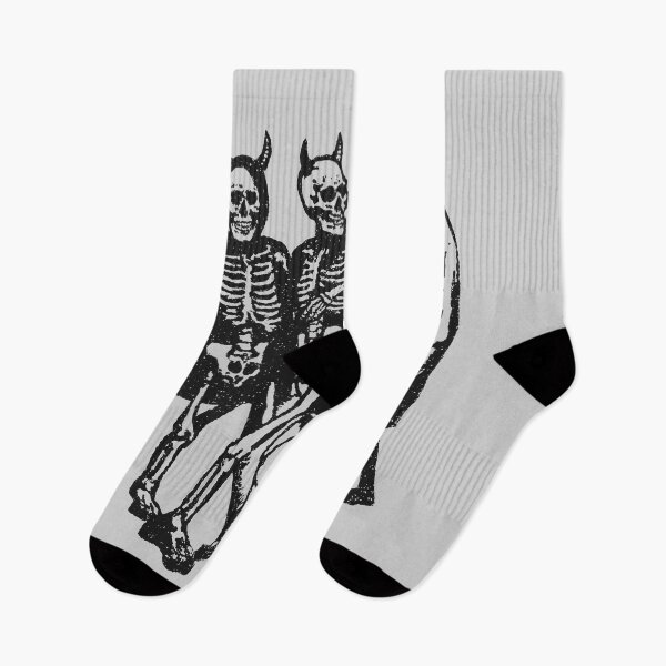 Item preview, Vintage Tattoo Skeletons | Retro Halloween Dance Party Crew designed and sold by Mystikos Art.