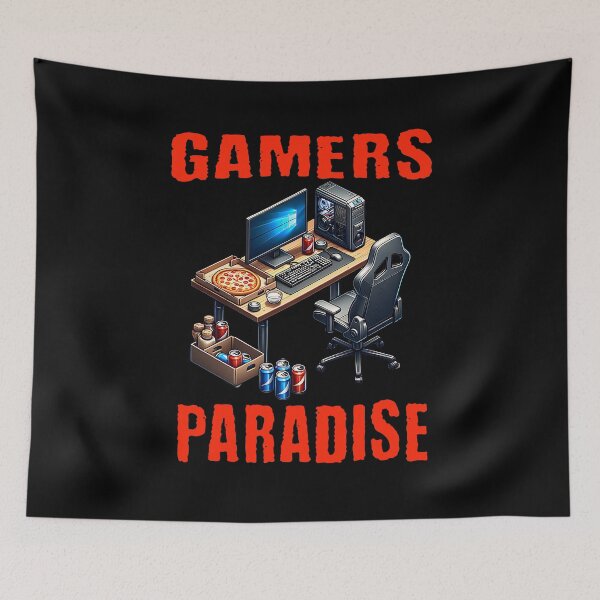 Item preview, Gamers Paradise - cool gamer design designed and sold by ReneMM.