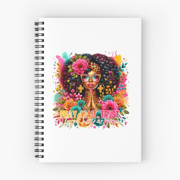 Item preview, Pray, Wait, Trust designed and sold by MelanatedWomanPrintDesign.