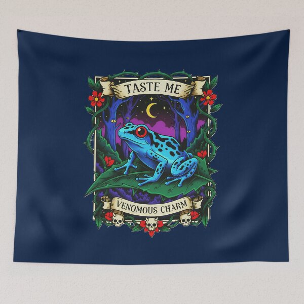 Item preview, Poison Dart Frog in the Gloom designed and sold by CoffinsArt.