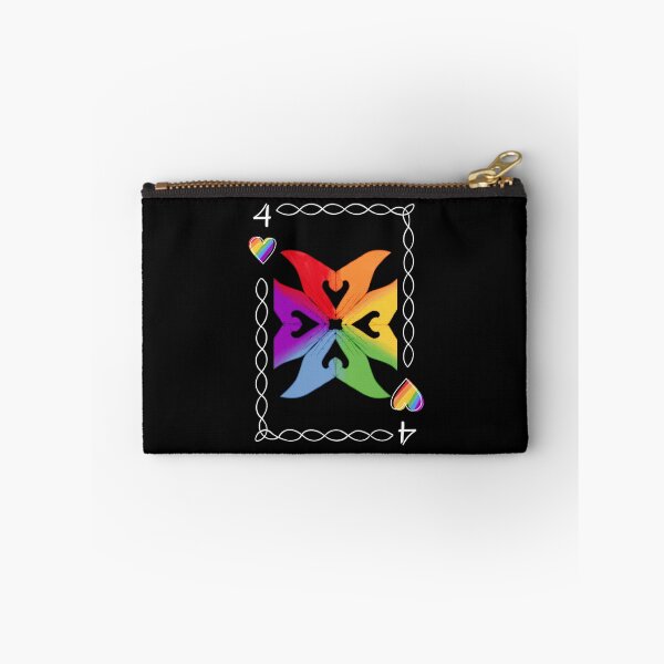 Item preview, 4 of Hearts, Rainbow flag colors designed and sold by EBParsley.