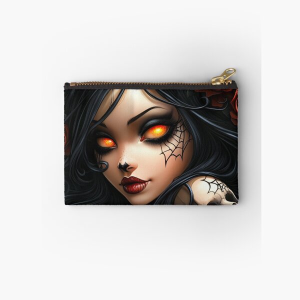 Item preview, Dark Rose Queen – Gothic Beauty with Fiery Eyes designed and sold by Ruhrpott-Design.