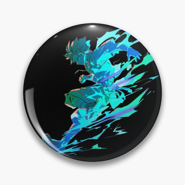 Item preview, Anime action hero – dynamic energy aura and futuristic movement style designed and sold by Meiersbeste.