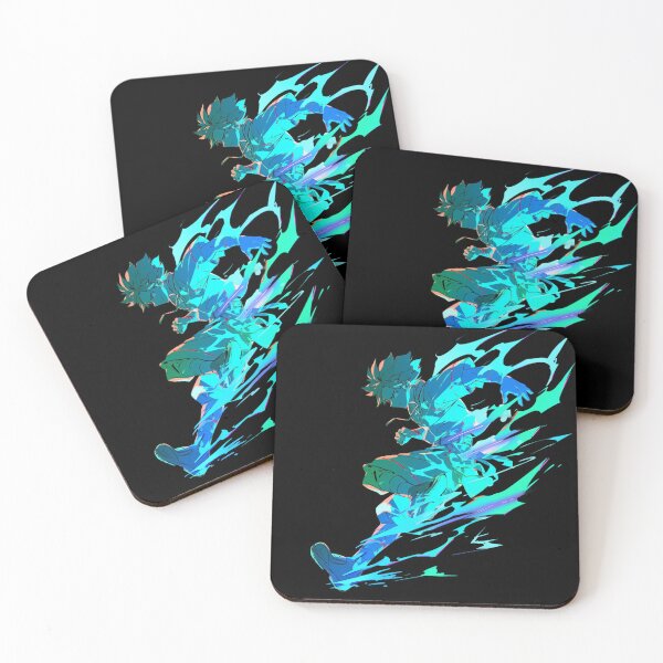 Item preview, Anime action hero – dynamic energy aura and futuristic movement style designed and sold by Meiersbeste.