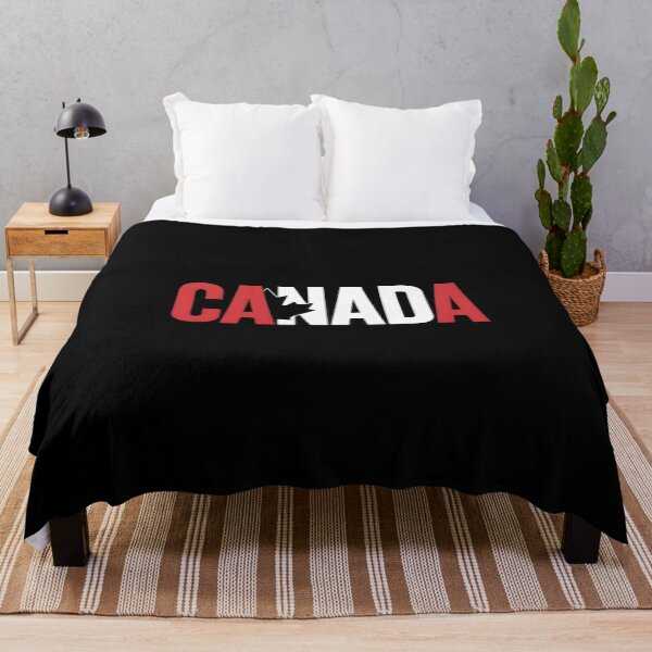 Item preview, Canada Modern Maple Leaf Wordmark Illustration designed and sold by Paper Drip.