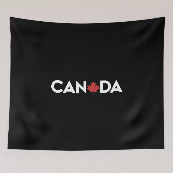 Item preview, Canada Modern Maple Leaf Wordmark Illustration designed and sold by Paper Drip.