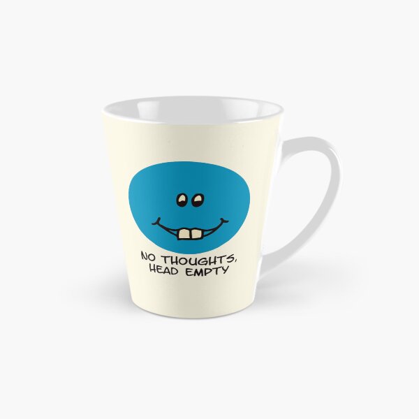 Item preview, No Thoughts Head Empty Funny Blue Face Meme designed and sold by Victor Shadehorn.