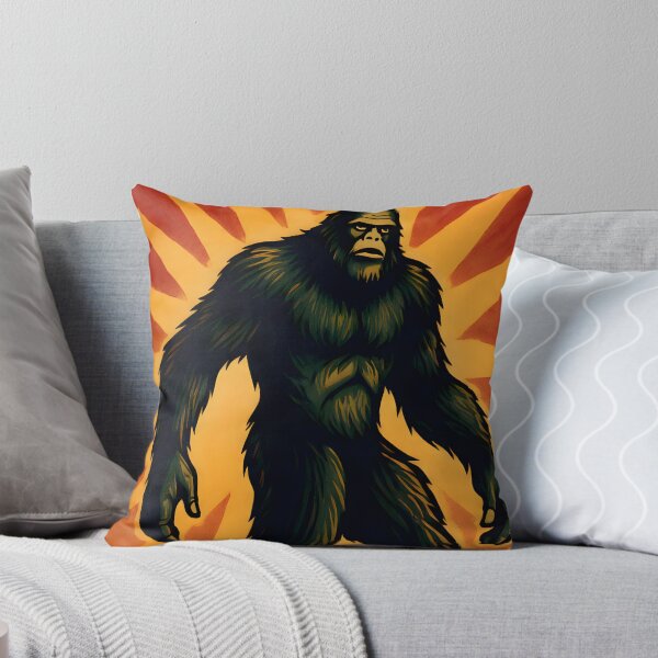 Item preview, Bigfoot Sighting Retro Sunburst designed and sold by jglobal360.