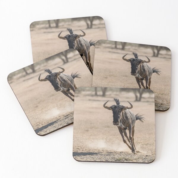 Item preview, Dust & Horns — Blue Wildebeest on the Run, Africa designed and sold by DavideAntoniani.