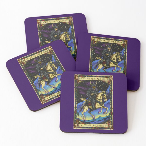 Item preview, Space Death Tarot Card: Cosmic Judgement Arcana XIII designed and sold by CoffinsArt.
