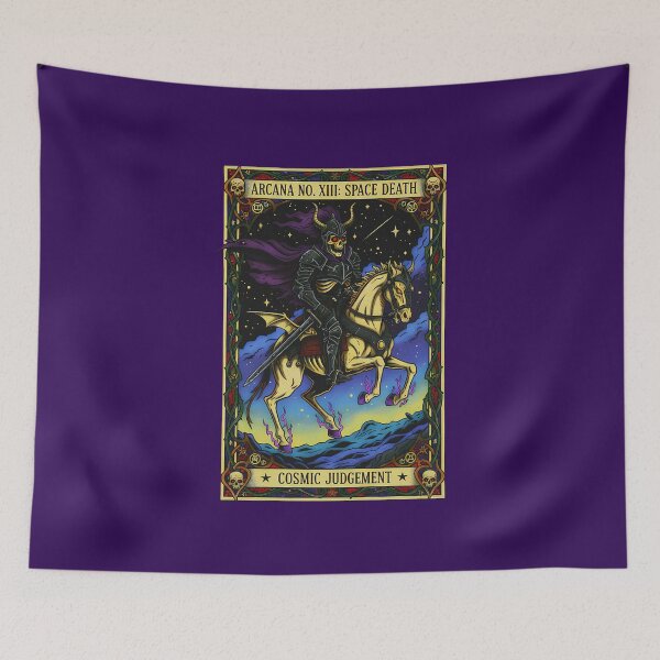 Item preview, Space Death Tarot Card: Cosmic Judgement Arcana XIII designed and sold by CoffinsArt.