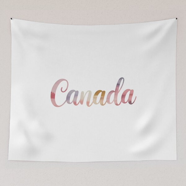 Item preview, Canada Handwritten Pastel Script Artwork designed and sold by Paper Drip.
