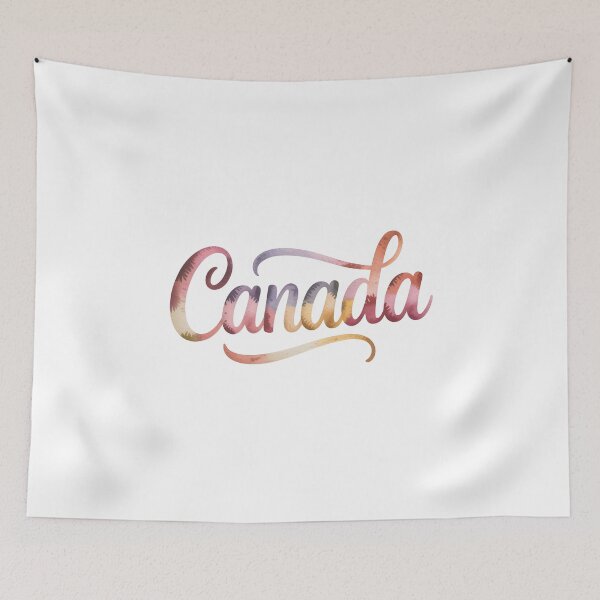 Item preview, Canada Handwritten Pastel Script Artwork designed and sold by Paper Drip.