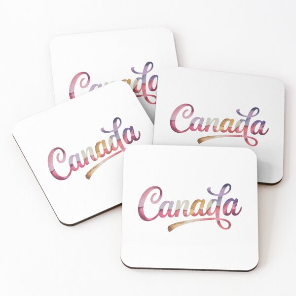 Item preview, Canada Handwritten Pastel Script Artwork designed and sold by Paper Drip.