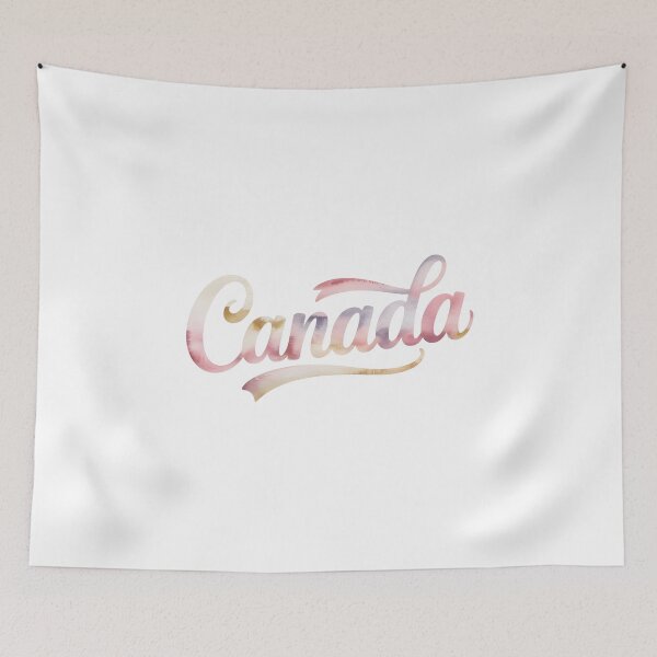 Item preview, Canada Handwritten Pastel Script Artwork designed and sold by Paper Drip.