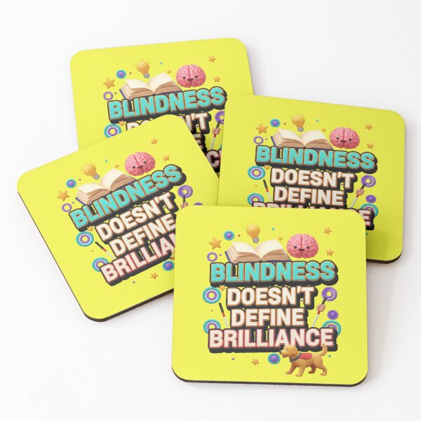 Item preview, Blindness Doesn’t Define Brilliance | Inspiring Blind Awareness Design designed and sold by TrackinDaTrends.