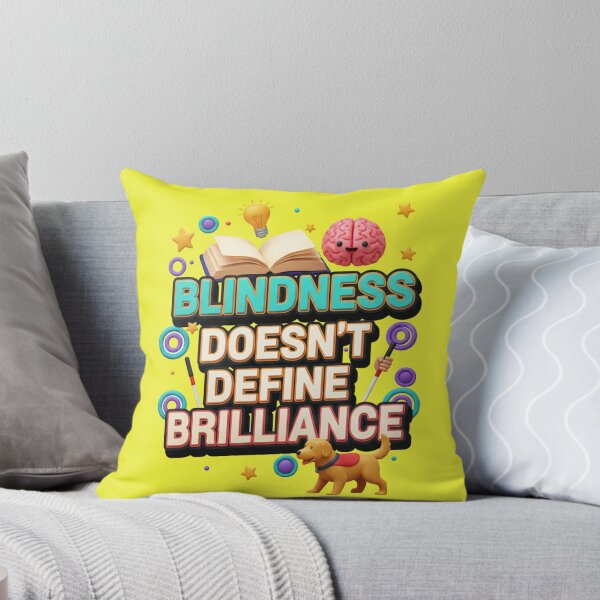 Item preview, Blindness Doesn’t Define Brilliance | Inspiring Blind Awareness Design designed and sold by TrackinDaTrends.