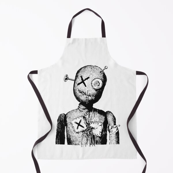 Item preview, Grunge Voodoo Rag Doll | Distressed Black and White Horror Aesthetic designed and sold by Mystikos Art.