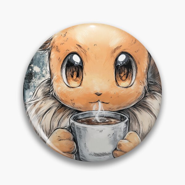Item preview, Fluffy Eared Brew: But First, Coffee in Morning Evolutions designed and sold by Senpaiwaves.