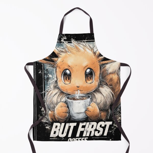 Item preview, Fluffy Eared Brew: But First, Coffee in Morning Evolutions designed and sold by Senpaiwaves.