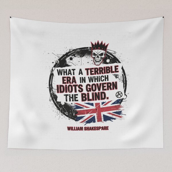 Item preview,  Shakespeare Quote – Punk Union Jack Vintage Protest Art designed and sold by Boski22.