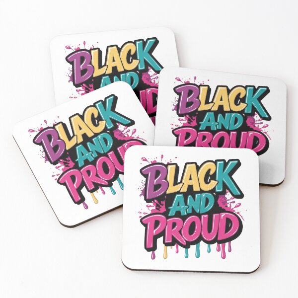 Item preview, Black and Proud designed and sold by MelanatedWomanPrintDesign.